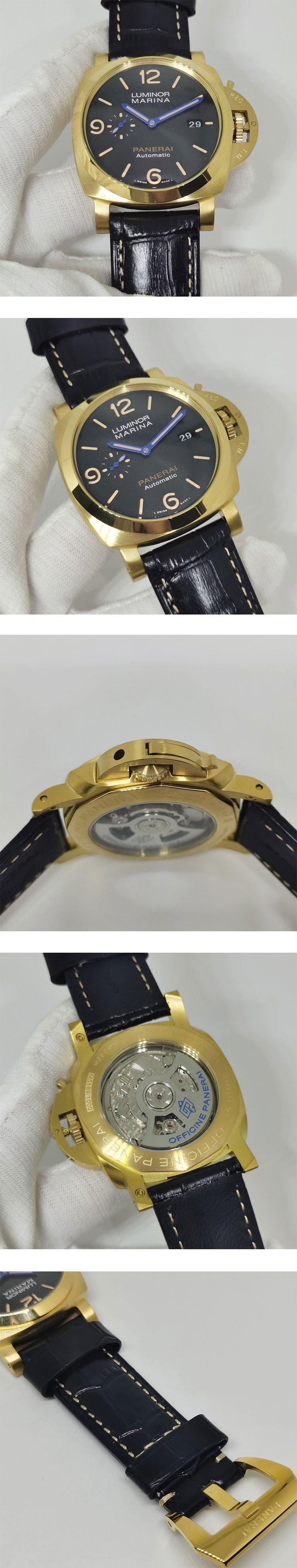 パネライスーパーコピー時計販売店 ルミノール マリーナ 18YKG Ref.PAM01115 最安値