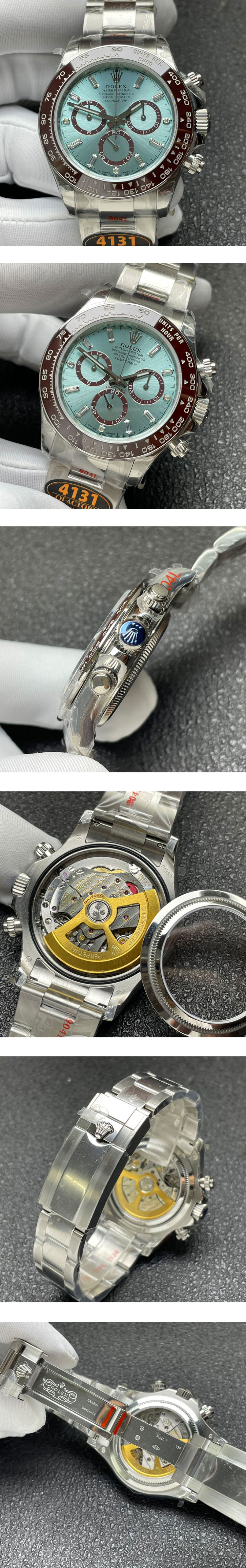 QF最高精密 ロレックス 2024年新作 コスモグラフ デイトナ 40mm アイスブルー M126506-0002 キャリバー4131