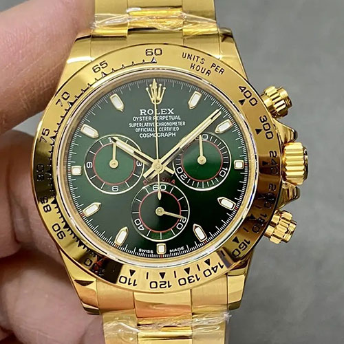 【QF製 4130搭載】ロレックス デイトナ 116508 グリーン 加重版スーパーコピー時計
