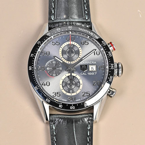 【Time製】タグ・ホイヤーコピー カレラ 1887 クロノグラフ 43ｍｍ CAR2A11.FC6313 アンスラサイト