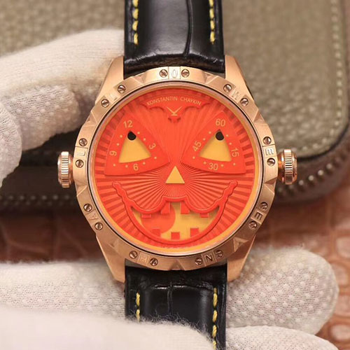【TW工場 高品質】コンスタンチン・チャイキンコピー  ブラック ジョーカー チャイキンのピエロ時計