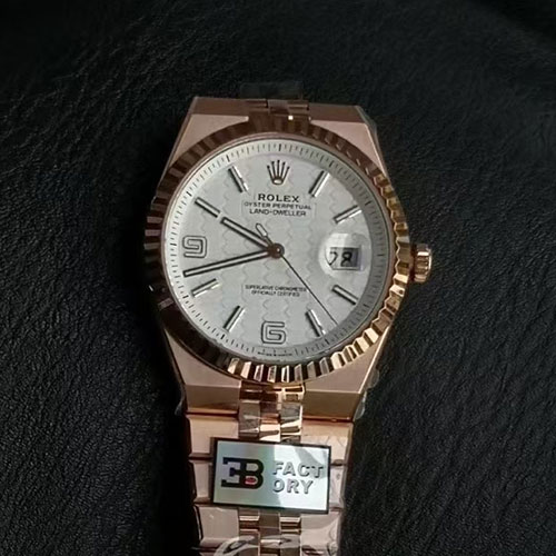 【EB工場】ロレックス 127335-0001 ランドドゥエラー 40mm シルバー 加重版  スーパーコピー時計