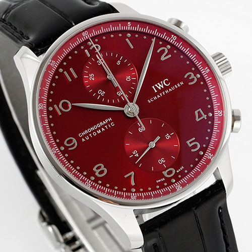 AZ製 IWC インターナショナルウォッチカンパニー ポルトギーゼ クロノグラフ IW371616 レッド スーパーコピー新品