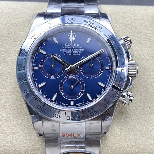 QF製加重版 ロレックスコピー 126509-0005 コスモグラフデイトナ 40mm ブルー 4131搭載