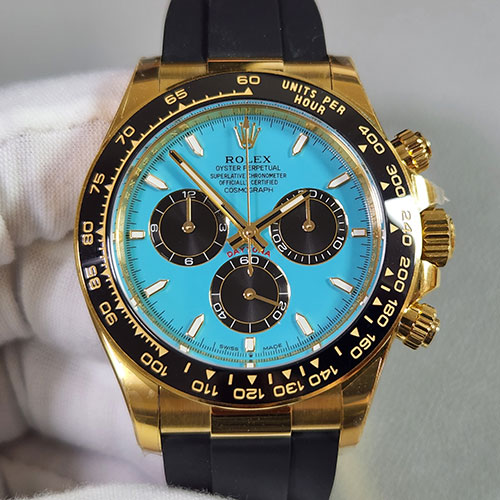 THB製 ロレックスコピーM126518LN-0014 コスモグラフデイトナ 40mm ターコイズブルー 4131搭載 最新品