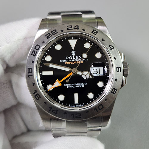 GM工場製 ROLEX ロレックス エクスプローラー II 226570 ブラック 3285搭載 紳士用腕時計
