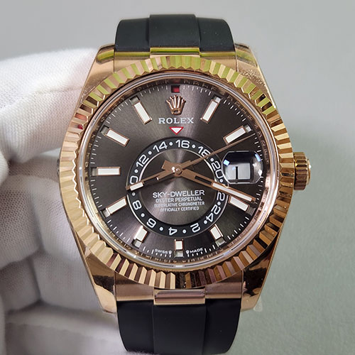 ZF製 加重版ロレックススカイドゥエラー M326235-0006 (42mm スレート 重量190g）