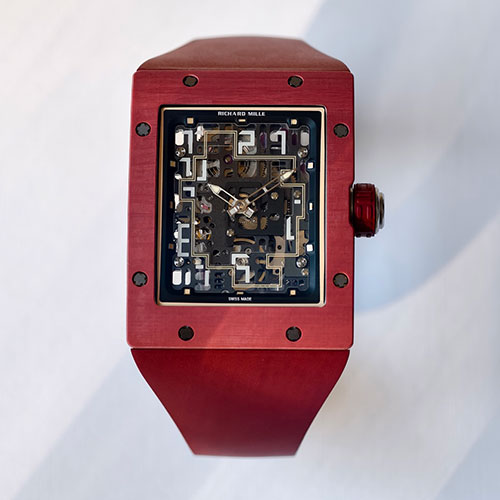 AV工場 リシャール・ミルコピー RM 16-02 オートマティック エクストラフラット レッド 完成度が完璧