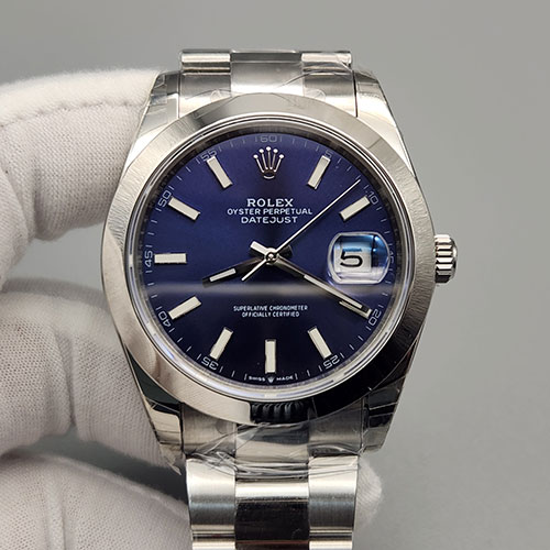 【XT製】ロレックスコピー デイトジャスト 41 126300 ブルー文字盤