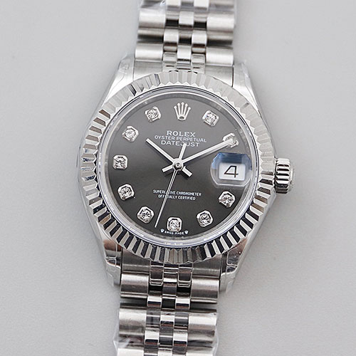 (GM製)ロレックスコピー時計 279174g デイトジャスト 28mm グレー 気分上昇