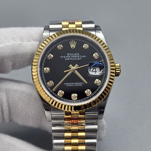ロレックス人気NO.1 デイトジャストコピーM126233-0021 ブラック 36mm