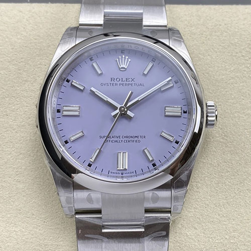 VS製  ロレックスコピー  TT3230搭載M126000-0013 オイスターパーペチュアル 36mm ラベンダー 人気シリーズ