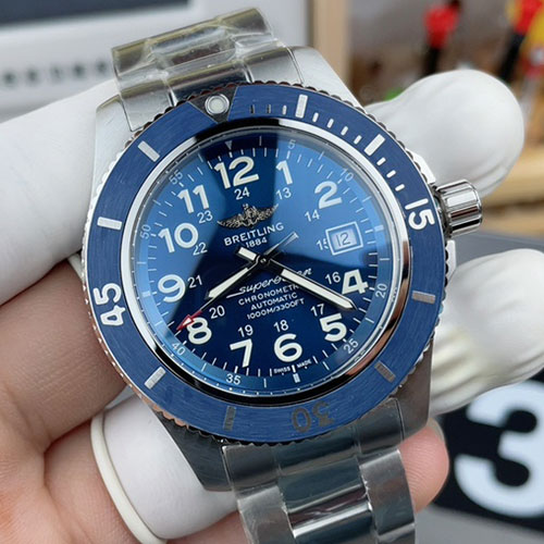 TF工場 ブライトリング SUPEROCEAN II 腕時計 A17365D11C1A1 ブルー スーパーコピー時計
