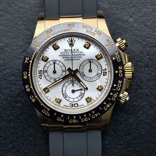 ロレックスコピーコスモグラフデイトナ M116518LN-0045シェル文字盤 (BDS製加重版 砲金)