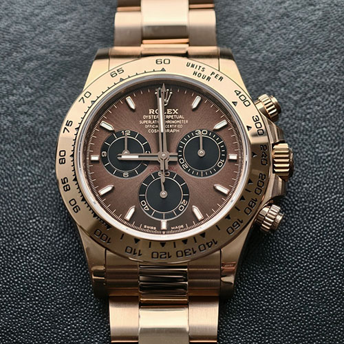 【ロレックスコピー 加重版】砲金 コスモグラフ デイトナ 126505 ブライトチョコレート BDS工場 佐川急便