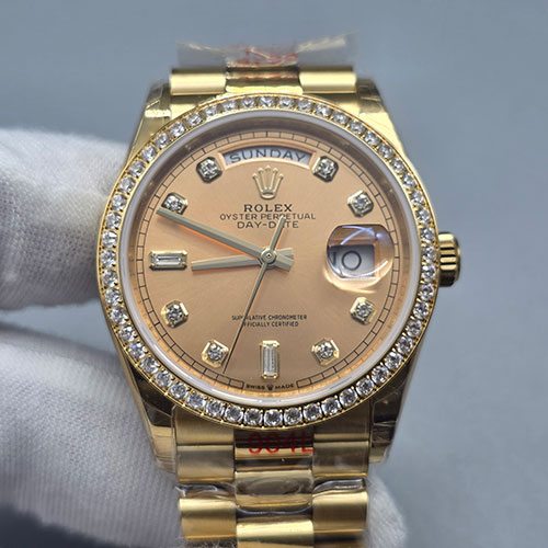 【TW製 加重版】ロレックスコピー時計 デイデイト M128348RBR-0008 ブランドスーパーコピー
