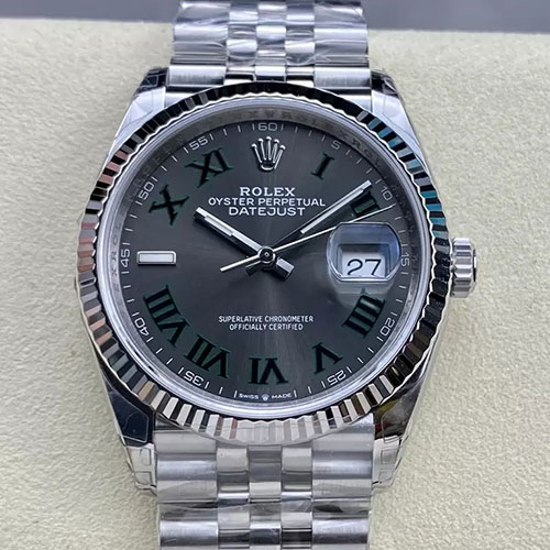 VS製 デイトジャストロレックスコピー M126234-0045 (ケース径36mm) スレートローマ字文字盤