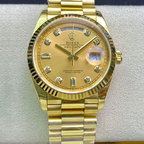 (GM工場) ロレックススーパーコピー時計 M128238-0008 デイデイト 36mm 高級感有り
