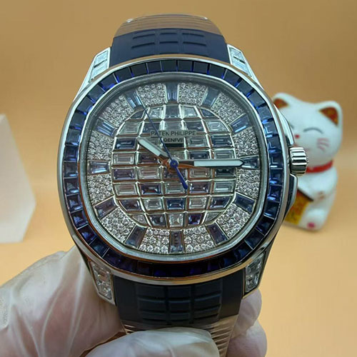 【3K製 】パテックフィリップ アクアノート ルーチェ ハイジュエリー 5268/461G-001